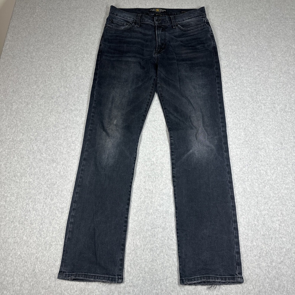 Lucky Brand 363‎ Vintage Straight Men's Jeans Dark Wash Size 31x32 Y2K Fade